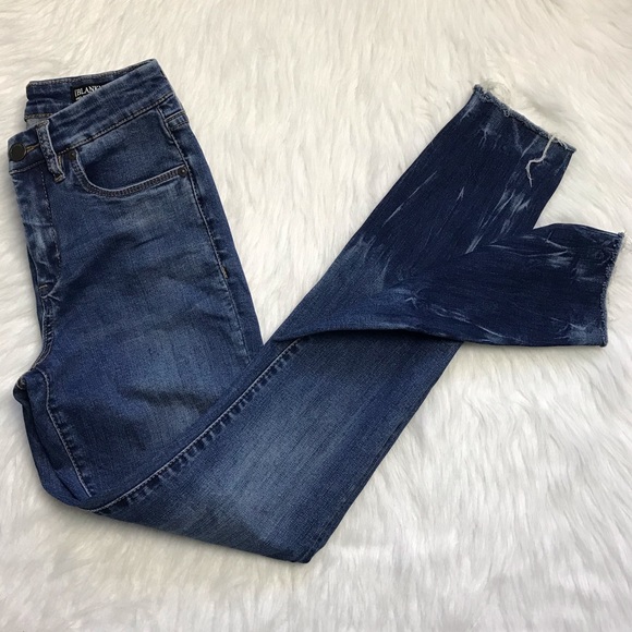 Blank NYC Denim - 🌷Blank NYC mid rise skinny raw hem jeans size 27